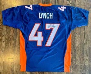 John Lynch Denver Broncos Signed Autograph Auto Authentic Jersey PSA DNA - Picture 1 of 8
