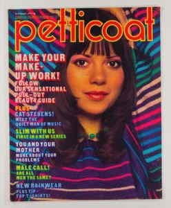 Cat Stevens RAINWEAR Theatre Royal PETTICOAT magazine 1973 February MELANIE vtg - Picture 1 of 1