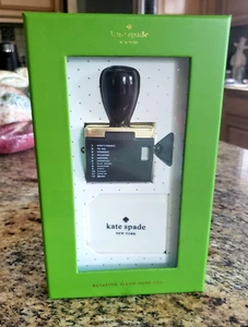 Juego de estampillas giratorias y tintas Kate Spade New York de frases divertidas accesorio de escritorio - Imagen 1 de 4
