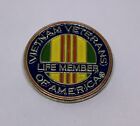 Vietnam Veterans of America Life Member Flag Lapel Pin (162)