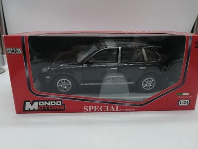 Porsche Cayenne Turbo black 1/24 1 24 MONDO MOTORS MOTORMAX §§ - Immagine 1 di 3