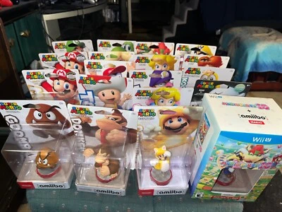 Mario Party 10 (Wii U, 2015) WITH COMPLETE SUPER MARIO AMIIBO COLLECTION ALL NEW - Image 1 of 4