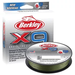 Trenza Berkley® x9 20 lb verde baja vis 165 yardas - Imagen 1 de 1