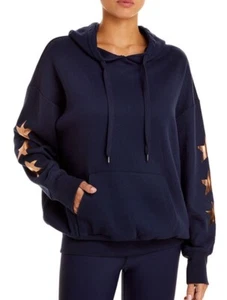 Aqua Athletic Bloomingdale’s Oversized Foil Star Hoodie - Picture 1 of 11
