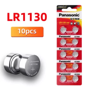 10pcs AG 10 battery PANASONIC New high quality LR54 189 AG10 L1131 SR1130 - Picture 1 of 1