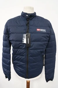 Diesel Herren Daunenjacke Winterjacke Steppjacke Jacke Gesteppt Blau Gr.M - Bild 1 von 4