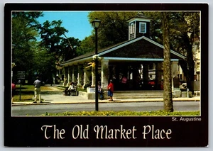 Postcard Florida St Augustine Old Market Place 22E - Picture 1 of 2
