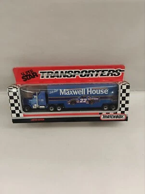 Matchbox Super Star Transporters #22 1993 Bobby Labonte Maxwell House Racing Foto 1 de 4
