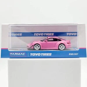 Tarmac Works RWB Porsche 997 - 1:64 scale, Toyo Tires, Pink (2024 Hobby64) - Picture 1 of 5
