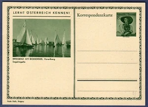 österreich - GANZSACHEN 1 S. BREGENZ AM BODENSEE , SEGELREGATTA , NEU - Bild 1 von 1