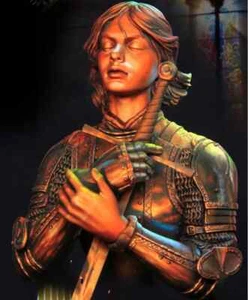 1/10 Resin Büste Figur Modellbausatz alte Kriegerin ungebaut unbemalt - Bild 1 von 5