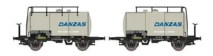 Hobbytrain 24834 - Spur N - Leichtbaukesselwagenset 2-tlg DB (D) Ep4 grau Danzas - Bild 1 von 1