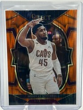 2022-2023 Panini Select Donovan Mitchell Orange Flash Prizm #31 Concourse Cavs