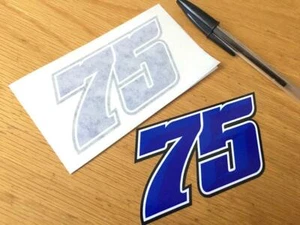 Albert Arenas Number 75 Race Number - (Small Pair) - UK SELLER - Picture 1 of 1