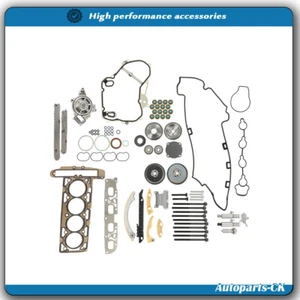 Kit de engranajes de cadena de distribución Juntas de cabeza Kit de pernos Bomba de agua para 09-17 GM 2,0 L 2,4 L - Imagen 1 de 15