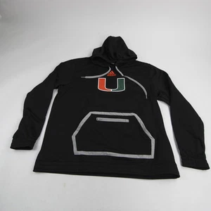 Miami Hurricanes adidas Aeroready Sweatshirt Women's Black/Gray New - Picture 1 of 9