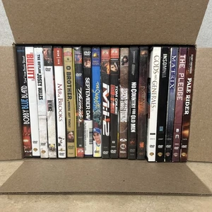 DVD Box Lot 19 Movies Westerns Eastwood Sandlot Mission Impossible  - Picture 1 of 3