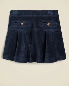 J. Crew Corduroy Drop Waist Mini-Skirt Girls' Size Medium in Dark Gray NWOT! - Picture 1 of 6