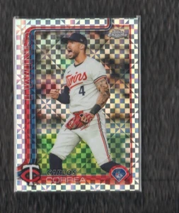 2025 Topps Chrome Carlos Correa X-REF - Picture 1 of 1
