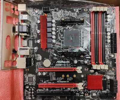 ASRock A88M-G/3.1 Motherboard M-ATX AMD A88X FM2+ /FM2 DDR3 SATA3 HDMI DVI-D VGA - Image 1 of 4