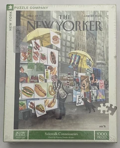 New Yorker Magazin Puzzle Bürgersteig Kenner 1000 Stck. VERSIEGELT Tentler-Krylov - Bild 1 von 6