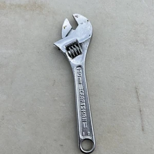 Vintage Craftsman 4" Inch Adjustable Wrench  44601   WF   Forged in USA - Picture 1 of 2