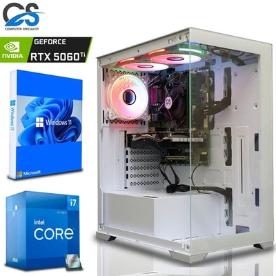 Fast Gaming PC Intel i7 12700F | RTX 5060 Ti 8GB | 64GB RAM | 1TB SSD | Win 11 - Image 1 of 4
