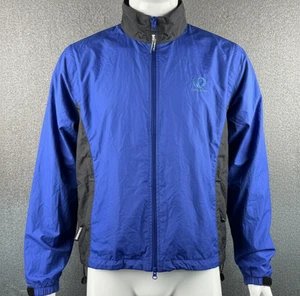 Pearl Izumi Cycling Jacket Men's Medium Blue Full Zip Zephrr Windbreaker Rain - Picture 1 of 14