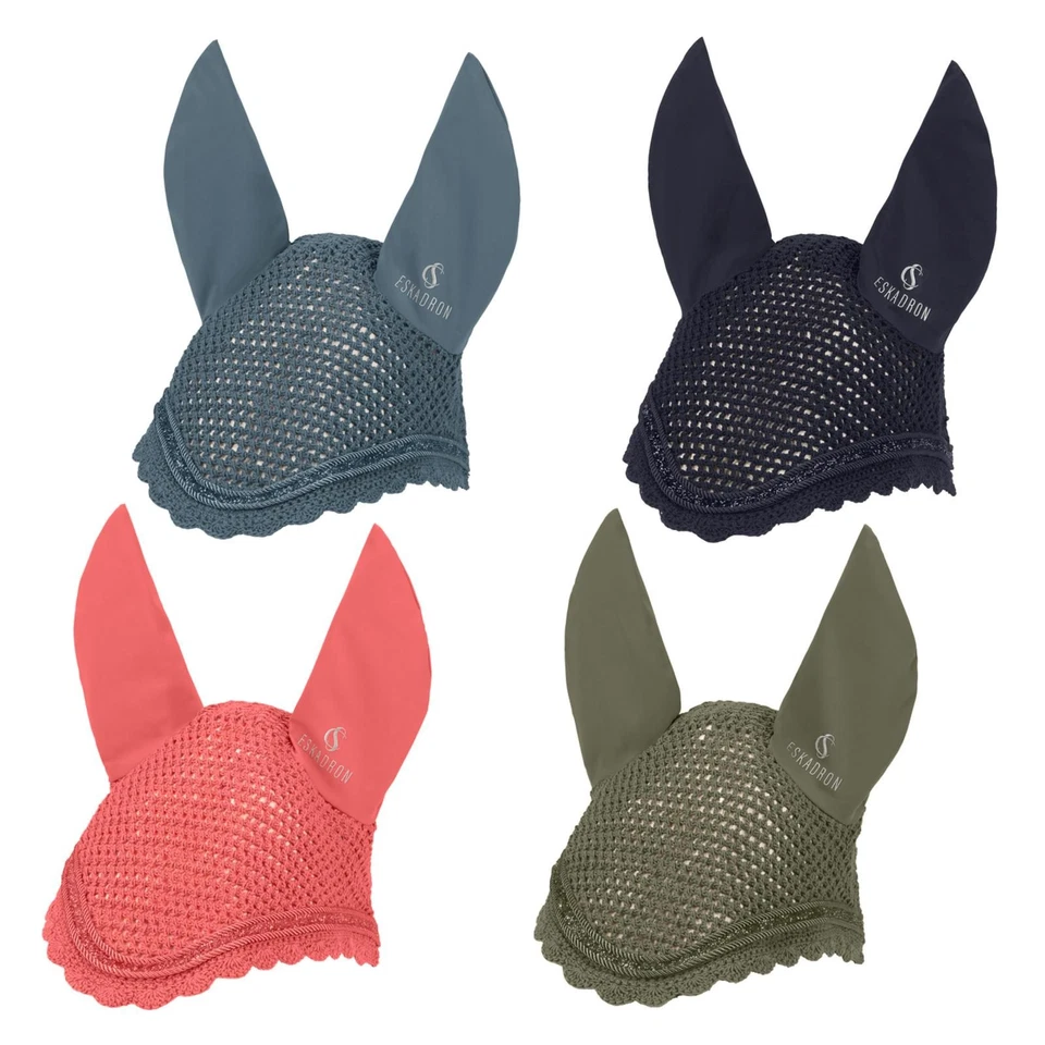 Eskadron Classic Sports Fliegenkopfschutz Fly Hood, Fliegenohren " JEWEL " mit K