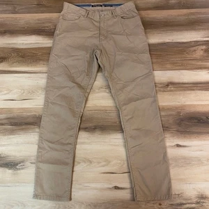Michael Kors Parker Slim Fit Men's Khaki Pants Cotton Blend Casual 31x30 - Picture 1 of 9