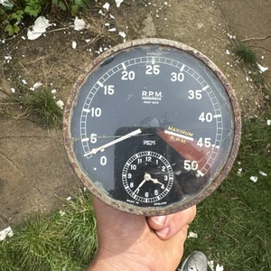 VINTAGE JAGUAR SMITHS INSTRUMENTS REV COUNTER TACHOMETER 1950s MKIV XK140 - Picture 1 of 4