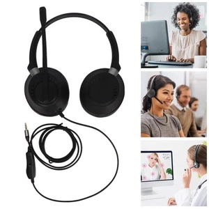 Binaurales Kundenservice-Headset Enc Rauschunterdrückung 3 5-mm-Kommunikati KUI - Afbeelding 1 van 22