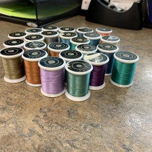 24 Spools JANOME Embroidery Threads , Used - Picture 1 of 11