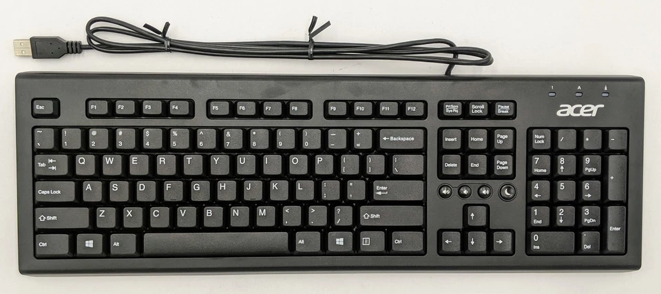 Acer USB Slim Keyboard- PR1101U - Image 1 of 1