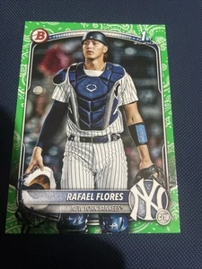 2025 Bowman - Prospects Rafael Flores #Bp-34 Green Pattern /99 (RC) - Bild 1 von 4