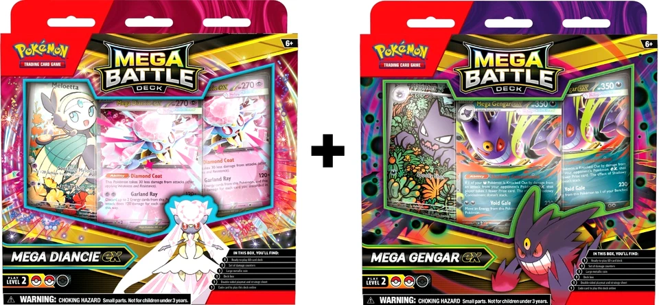 Mega Diancie EX Battle Deck Pokemon Card 2025 Nintendo TCG