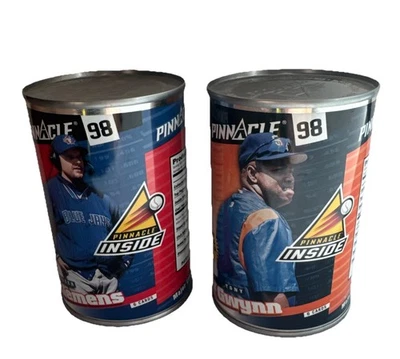 1998 Pinnacle Inside Unopened Baseball Cans Sealed Tony Gwynn Roger Clemens - Image 1 of 4