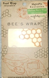 Bee's Wrap Reusable Food Storage 2 Pack 1 Large 13”x14” & 1 Medium included NIB - Picture 1 of 2