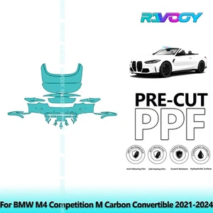 Paint Protection PPF Kit For BMW M4 Competition M Carbon Convertible 2021-2024 - Picture 1 of 7