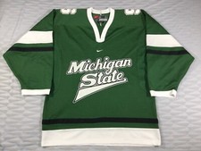 Vintage Michigan State Spartans College-NCAA Ice Hockey Nike Jersey SizeM