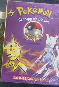 ZAP! Base Set SEALED Theme Deck (60 Pokemon Cards) Vintage. Great Shape. Sealed! - Picture 1 of 5