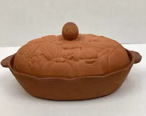 Terra Cotta Vegetable Roaster 1.5 Quart, Boston Warehouse 2-4 lb capacity - Picture 1 of 17