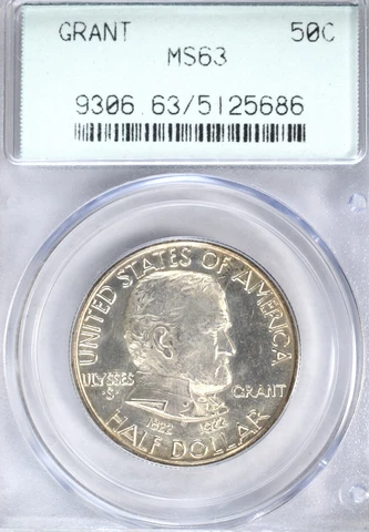 1922 50C Grant MS63 PCGS Cover