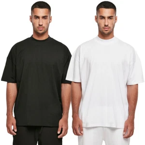 Build your Brand Oversized Mock Neck T-Shirt Men's Printable Men - Picture 1 of 29