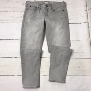 J Crew Womens Jeans Gray Size 30 Skinny Stretch Mid Rise 5-Pocket #04511 - Picture 1 of 12