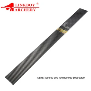 Linkboy Archery SP400-1800 ID4.2 Carbon Arrows Shaft Turkey Point Bow Hunting - Imagen 1 de 5