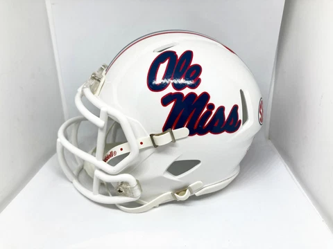 Custom NEW 2022 Ole Miss Rebels Alternate Mini Football Helmet Cover