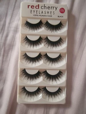 5 Pair 3D Mink False Eyelashes Wispy Cross Long Thick Soft Fake Eye Lashes UK - Image 1 of 4
