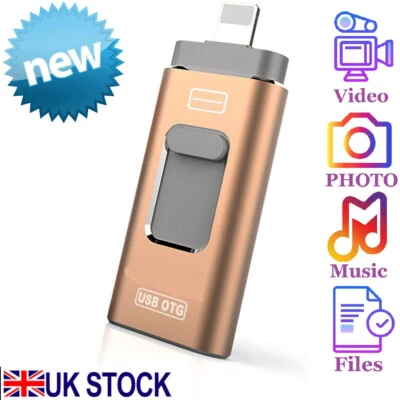USB Flash Drive Fr iPhone iPad Photo Pen Disk Memory Stick External Storage 2TB - Image 1 of 4