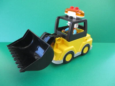 Lego Duplo Baustelle großer Radlader Bagger Frontlader große Schaufel (160224C) - Bild 1 von 3